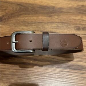New Timberland Leather Belt Boys Small 22”-24” Waist